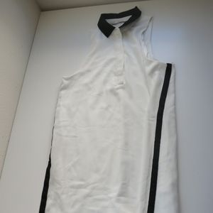 white zara airy mini dress, sporty style brand new